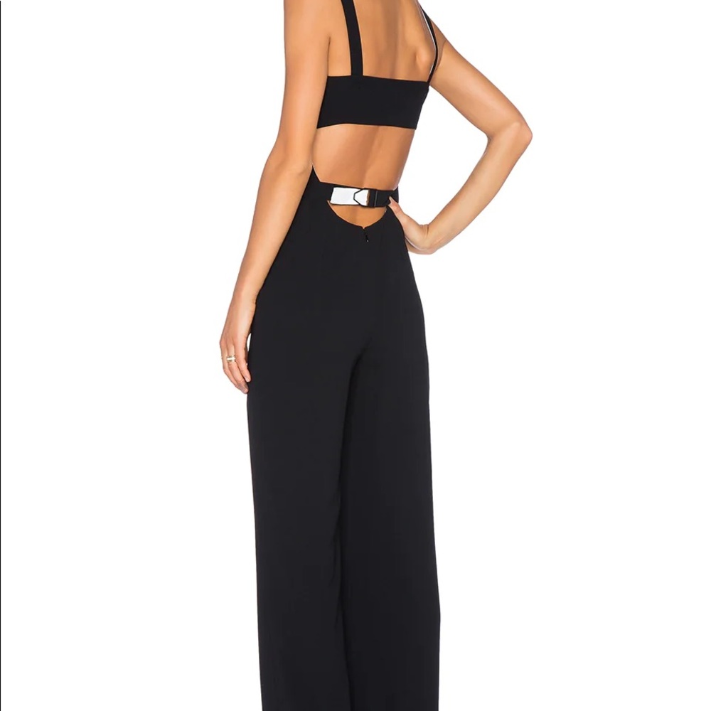 Black T by Alexander Wang bandeau jumpsuit